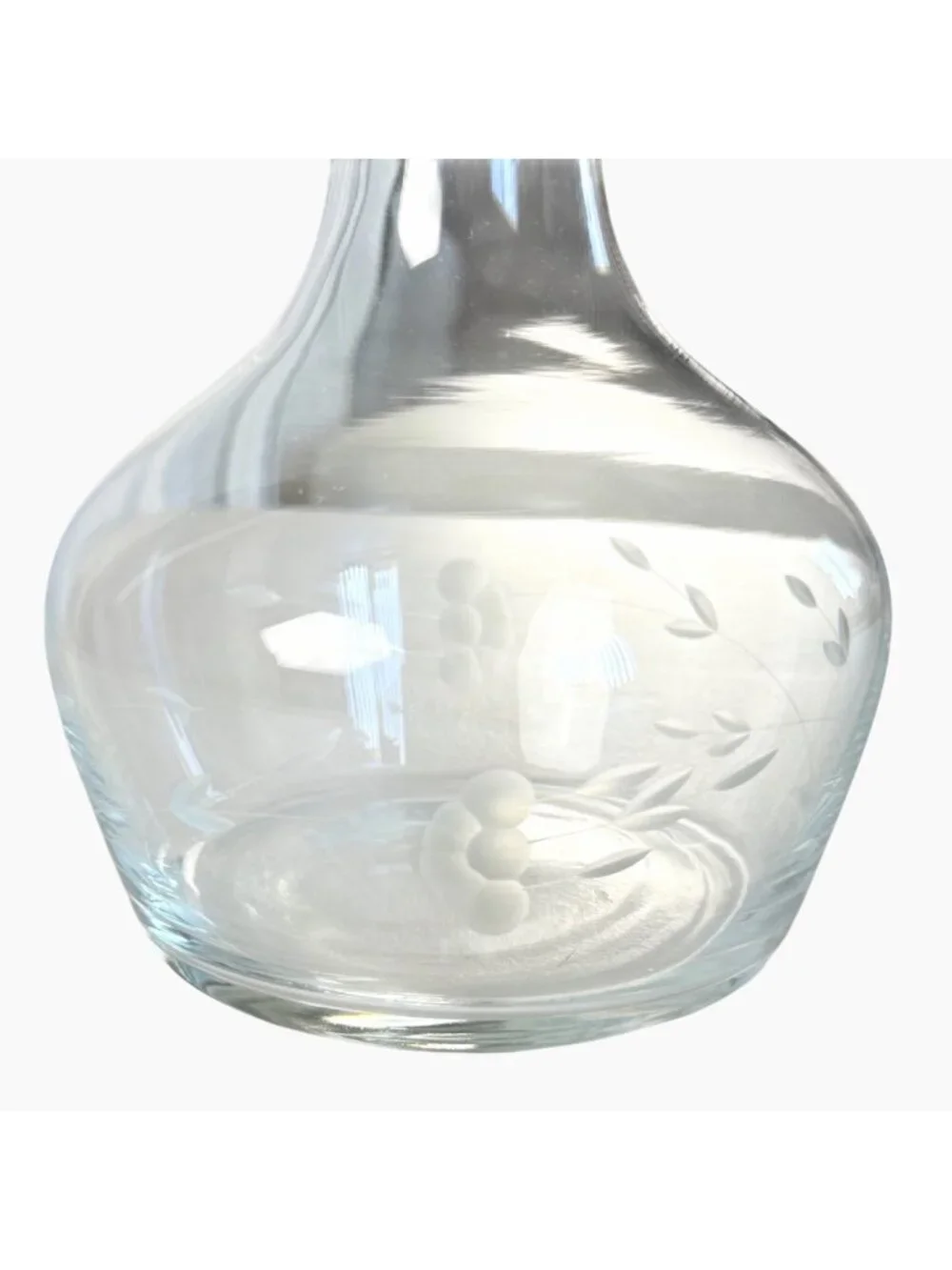 Vintage Princess House Heritage Crystal Wine Carafe Decanter 8.5
